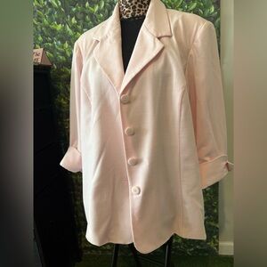Classic Women's Light Pink Coat p61